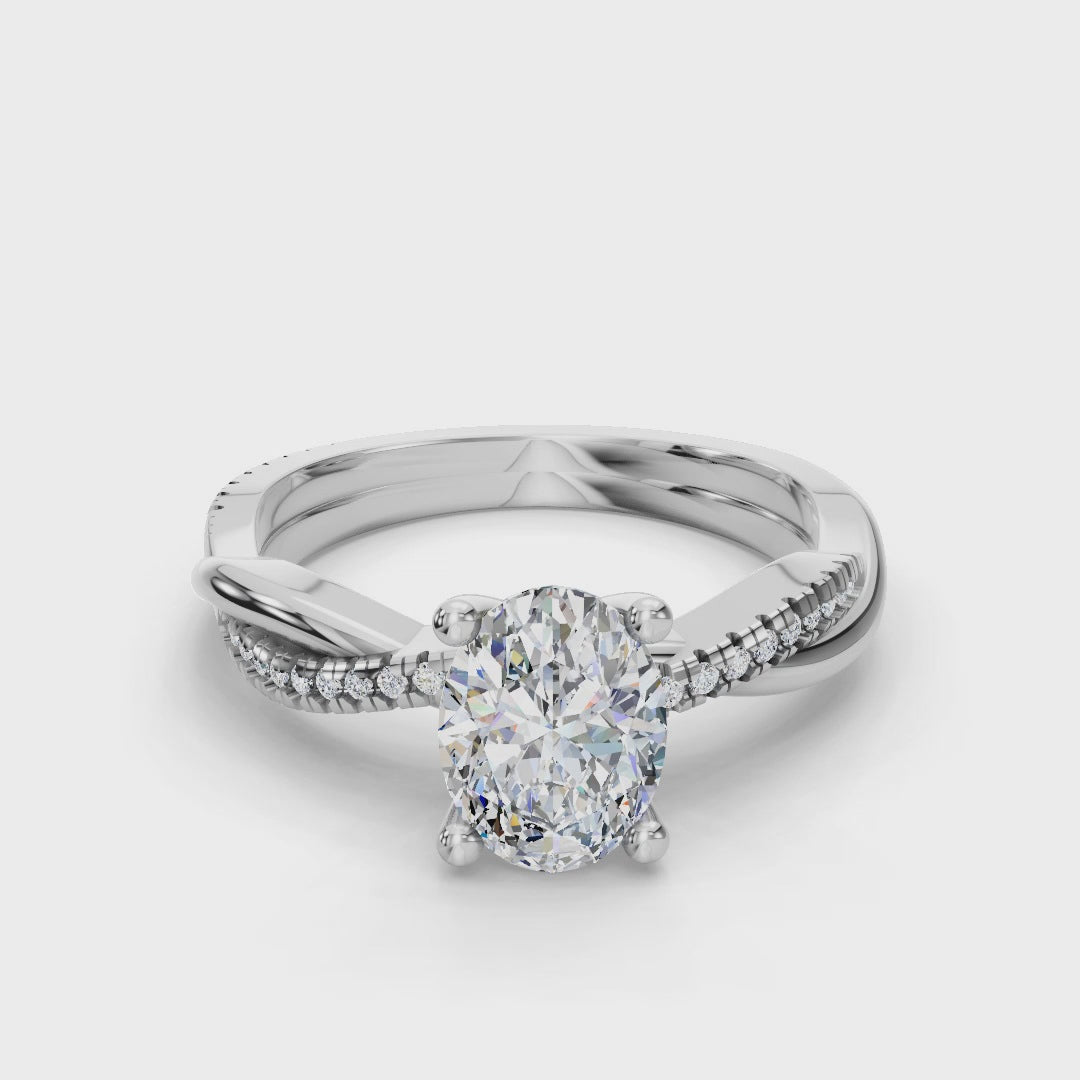 OVAL NATURE INSPIRED  RING