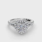 HEART CATHEDRAL WITH HALO RING