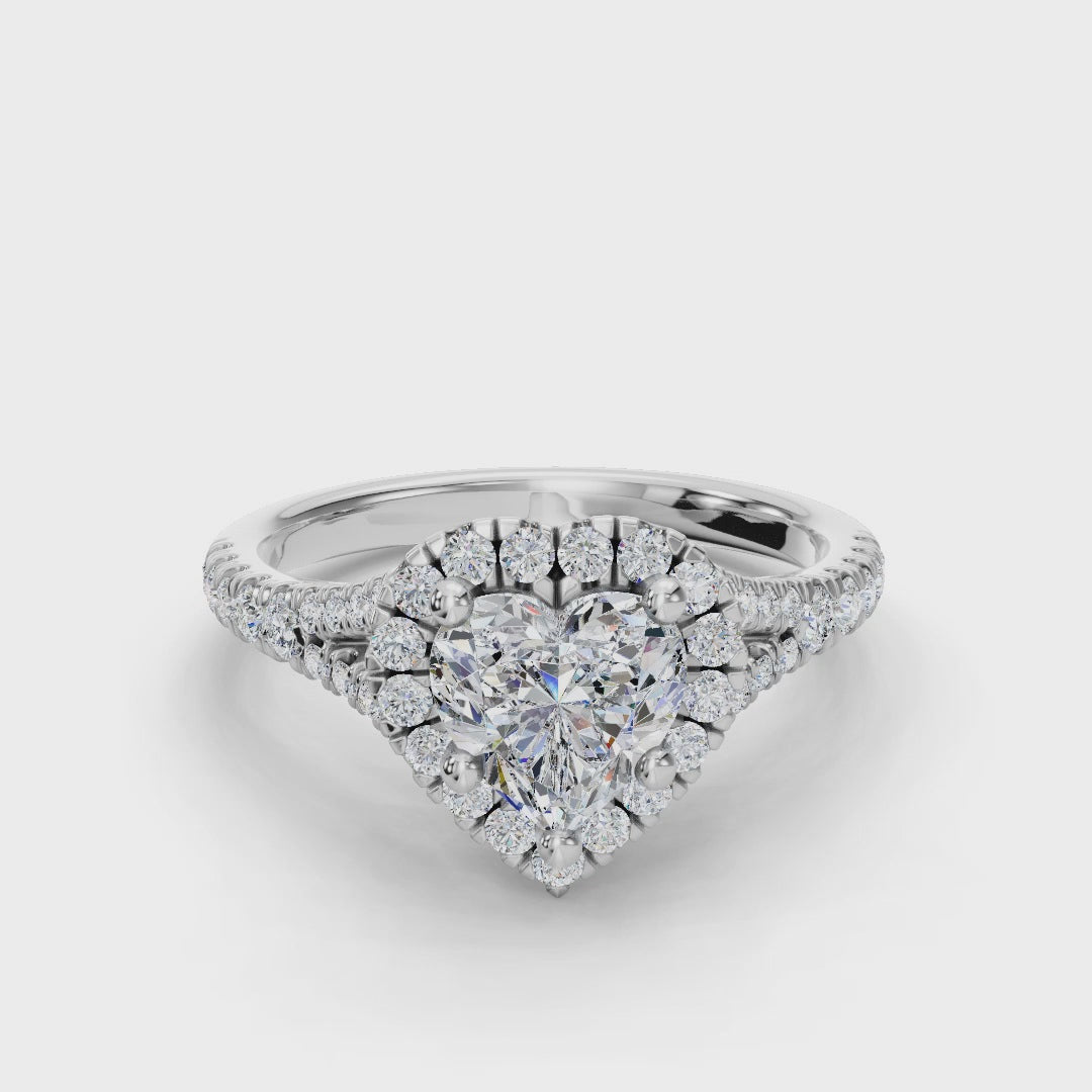 HEART CATHEDRAL WITH HALO RING