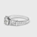 ROUND BAGUETTE CHANNEL RING