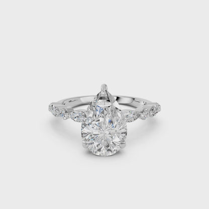PEAR NATURE INSPIRED RING