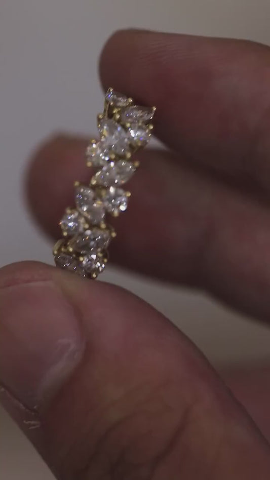 ROUND MARQUISE WEDDING BAND
