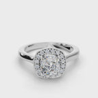 CUSHION HALO RING