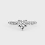 HEART PAVE WITH HIDDEN HALO RING