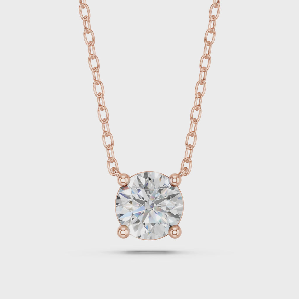 ROUND SOLITAIRE PENDANT