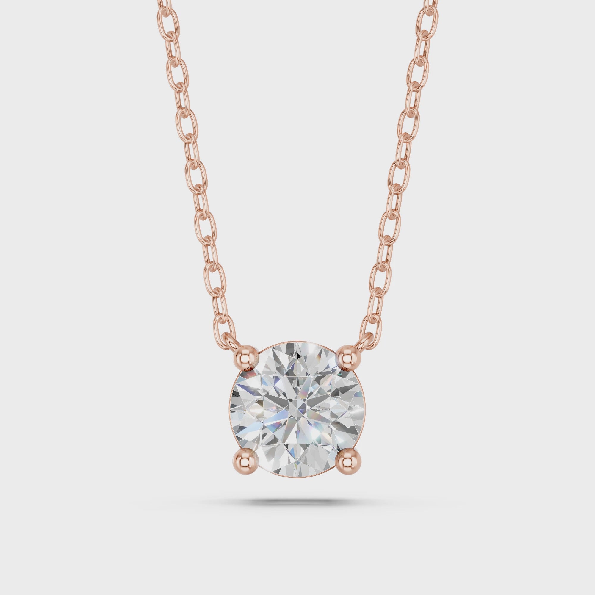 ROUND SOLITAIRE PENDANT