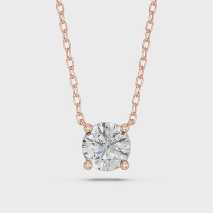 ROUND SOLITAIRE PENDANT
