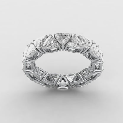 TRIANGLE ETERNITY WEDDING BAND