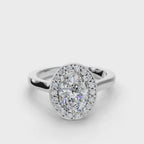 OVAL HALO RING