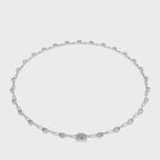 OVAL DIAMONDS BY YARD NECKLACE