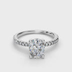 OVAL PAVE RING