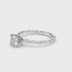 ROUND TWISTED PAVE RING