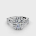 RADIANT NATURE INSPIRED HALO RING