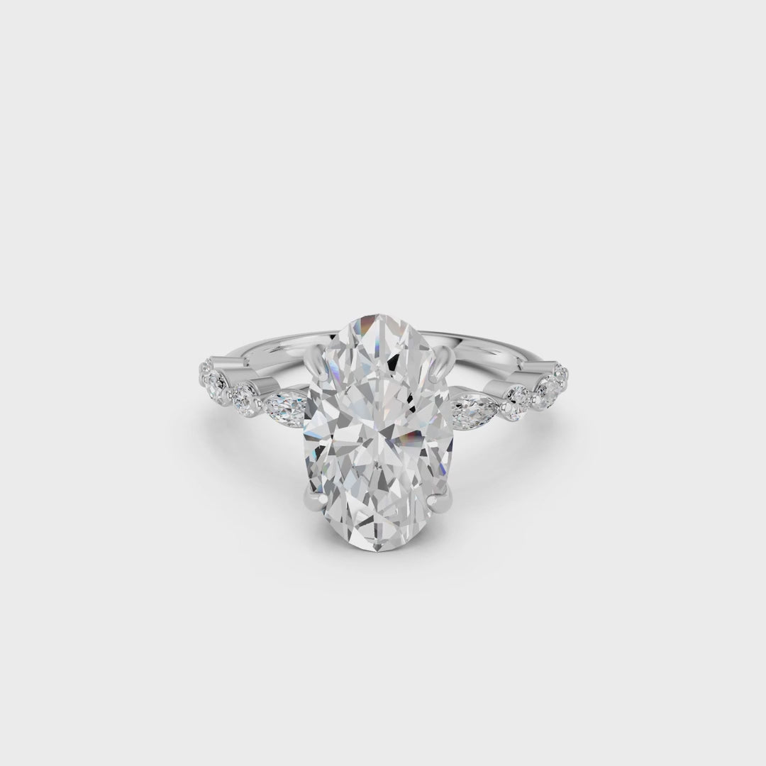 OVAL NATURE INSPIRED RING