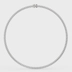 ROUND  TENNIS NECKLACE