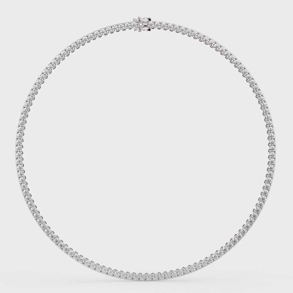 ROUND  TENNIS NECKLACE