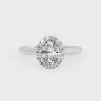 OVAL HALO WITH HIDDEN HALO RING