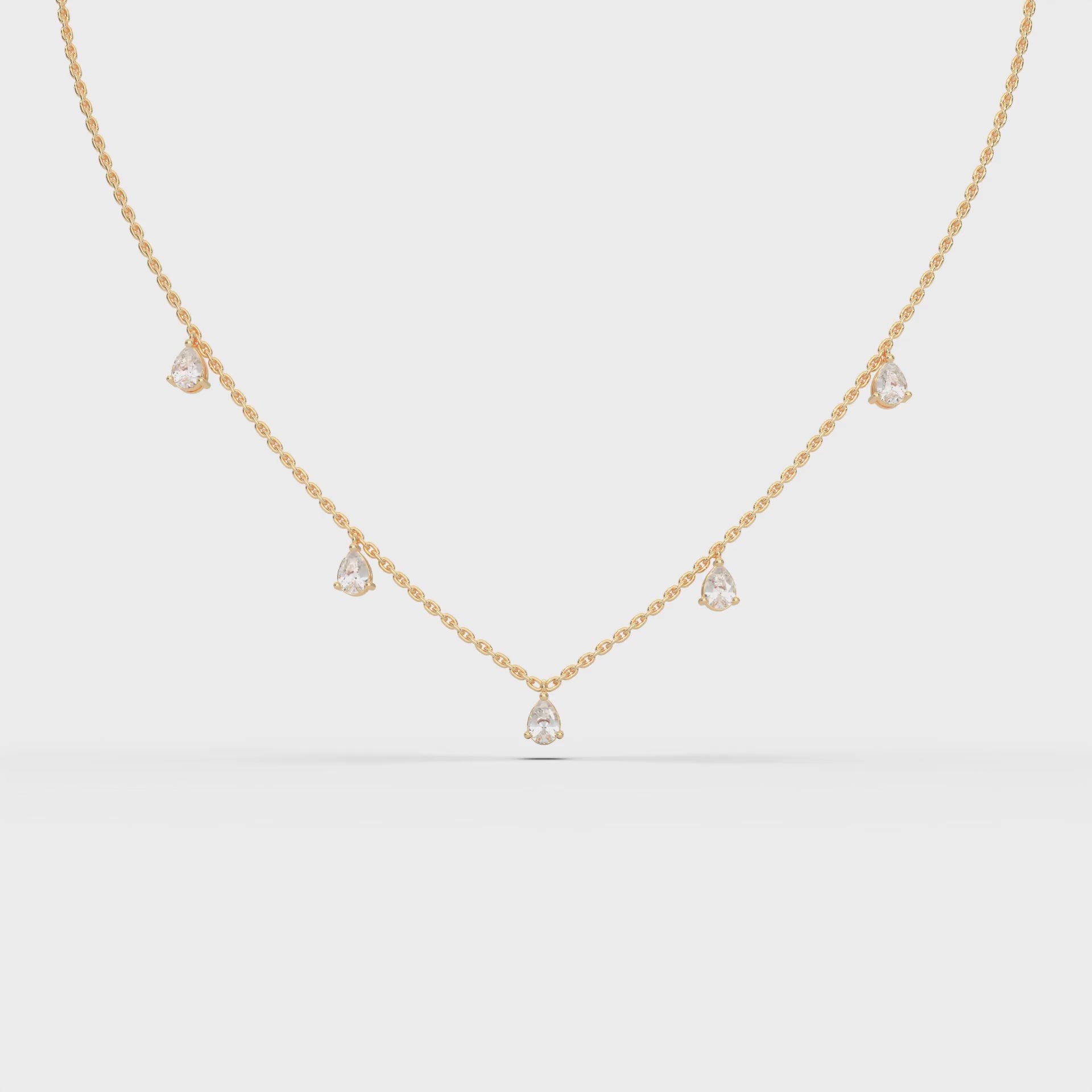PEAR MINI FANCY NECKLACE