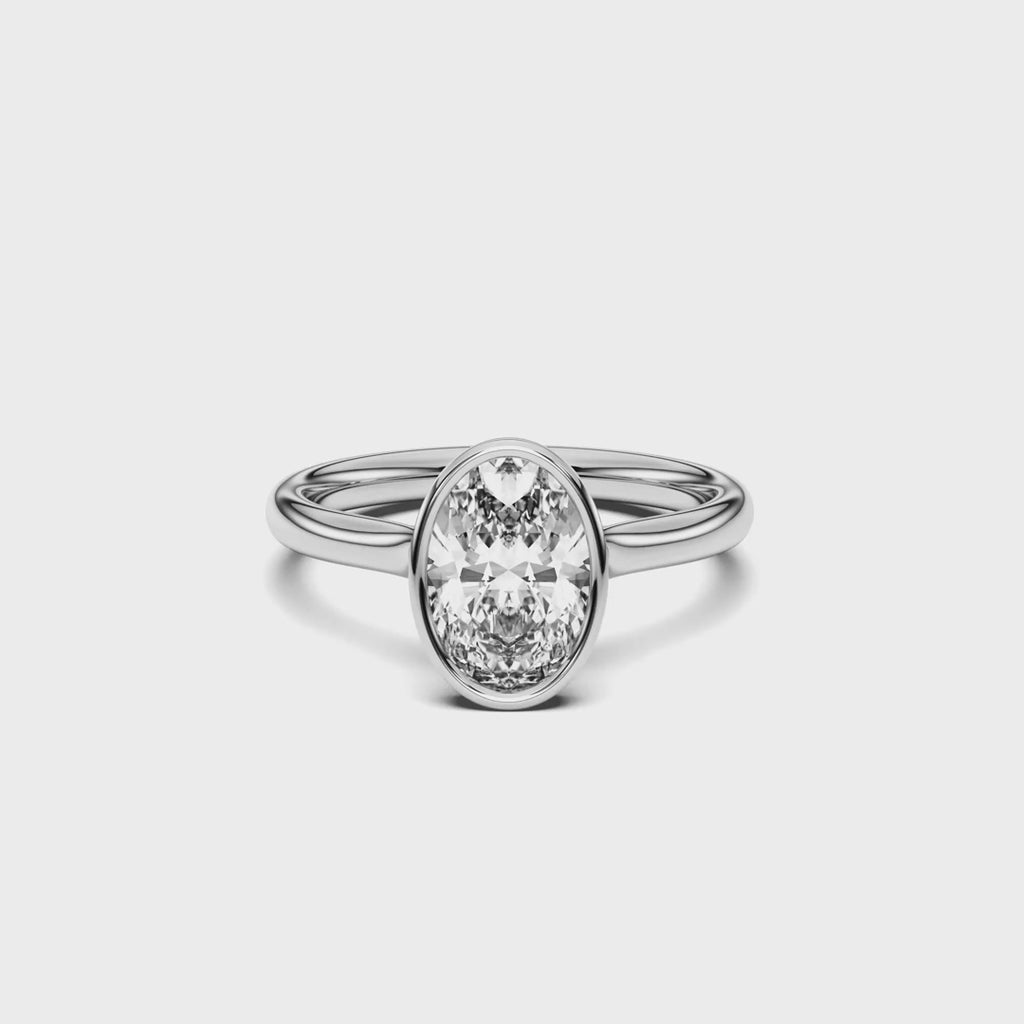 OVAL BEZEL RING