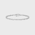 MULTI-SHAPE SLANT TENNIS BRACELET