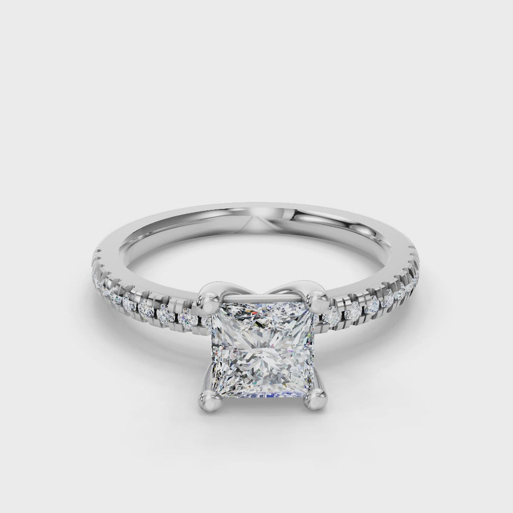 PRINCESS PAVE RING