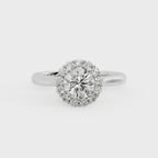 ROUND HALO WITH HIDDEN HALO RING