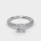 CUSHION PAVE RING