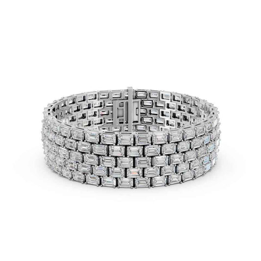 EMERALD 5 ROW BRACELET
