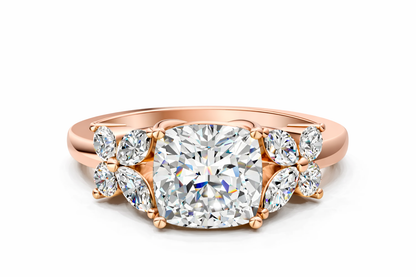 CUSHION NATURE INSPIRED  RING - M&D Signature Jewels