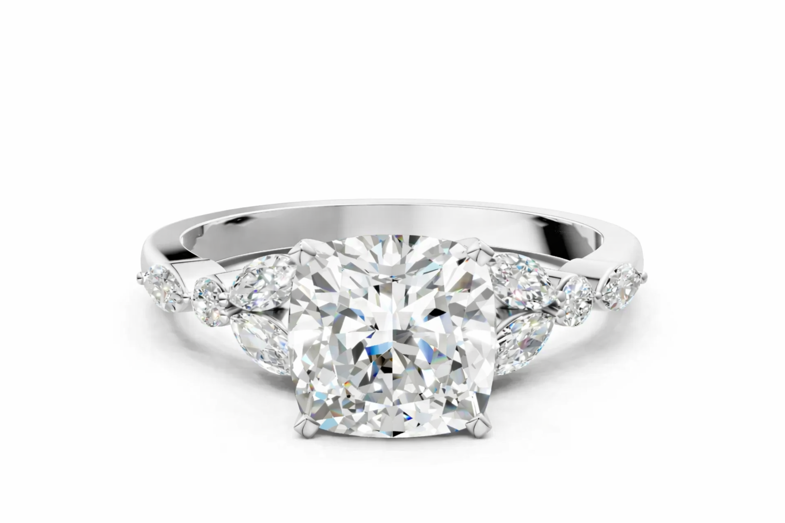 CUSHION NATURE INSPIRED RING