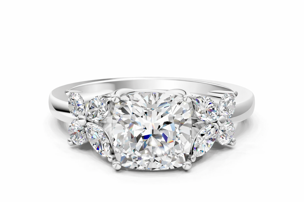 CUSHION NATURE INSPIRED  RING
