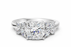 CUSHION NATURE INSPIRED  RING