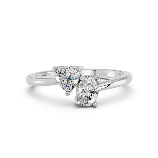 HEART & OVAL TOI MOI RING