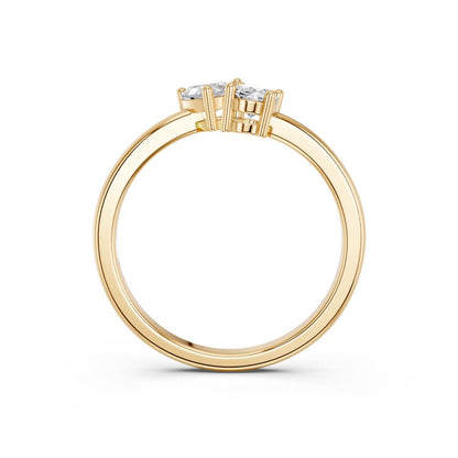 HEART & OVAL TOI MOI RING